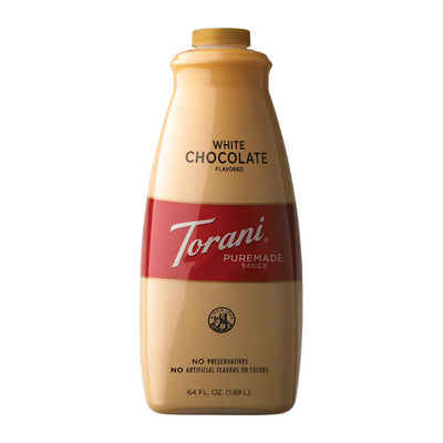 TORANI WHITE CHOCOLATE SAUCE 64 OZ