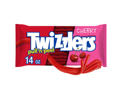TWIZZLER PULL'N PEEL CHERRY 14 OZ
