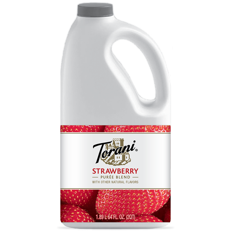 TORANI PUREE STRAWBERRY 4/64 OZ