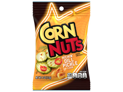 CORN NUTS KICKIN' DILL PICKLE 12/4OZ