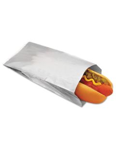 FOIL SINGLE SERVE  BAG 3.5"X8.5" SILVER