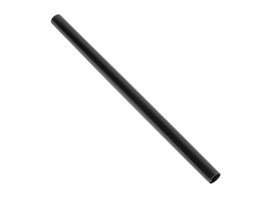 6" FAT BLACK UNWRAPPED STRAWS 6/500 CS