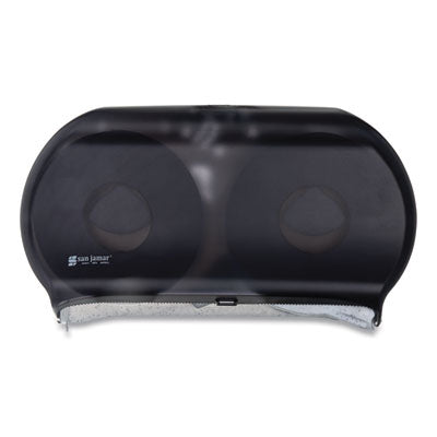 TWIN 9" JUMBO TISSUE DISPENSER BLACK PEA