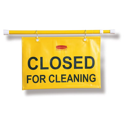 YELLOW SITE SAFETY HANGING SIGN/CLOSED