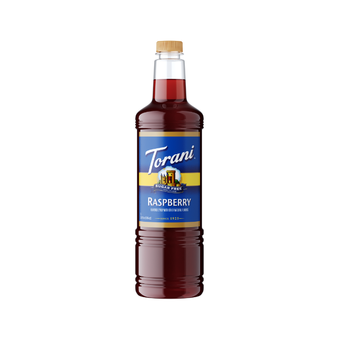 TORANI SF RASPBERRY SYRUP 1/LTR