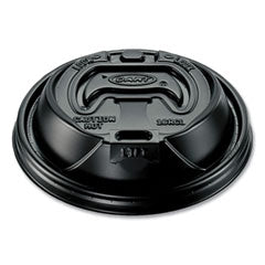 DART RECLOSABLE HOT CUP LID BLACK 1000/C