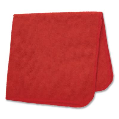 MICROFIBER RED CLOTH 16X16 24/CT