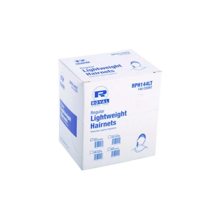 24" BLACK LIGHTWEIGHT HAIRNETS 144/CT