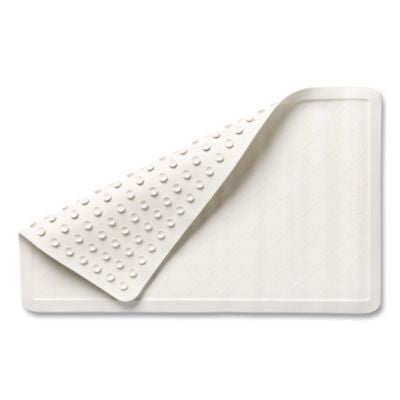 SAFTI-GRIP BATH MAT WHITE 14"X22.5"