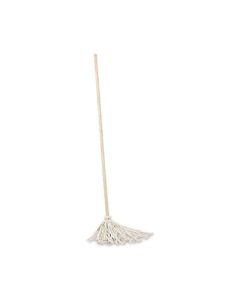 HANDLE/DECK MOP #12 WHITE COTTON 6PK