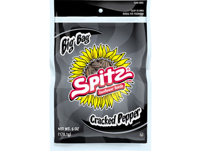 SPITZ CRACKED PEPP SUNFLOWER SEEDS 9/CS