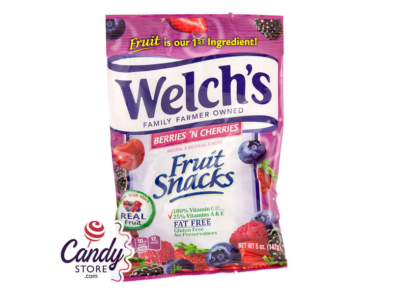 PEG BAG WELCH'S FRT SNK BERI&CHERI 5 OZ