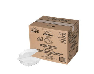 FOAM CONTAINER MEDIUM 1 COMP 200/CS
