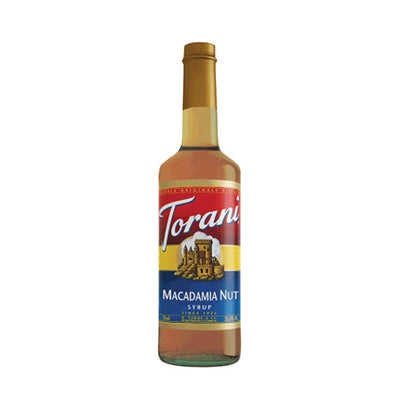 TORANI MACADAMIA NUT SYRUP 12/750 ML