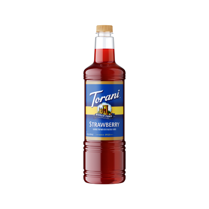 TORANI SF STRAWBERRY SYRUP 1/LTR