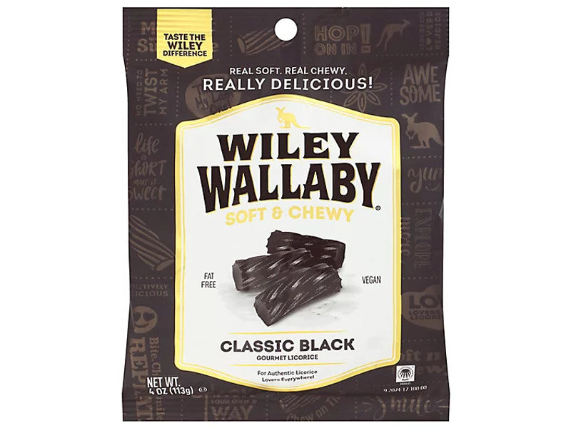 WILEY WALLABY BLACK LICORICE 7.05 OZ