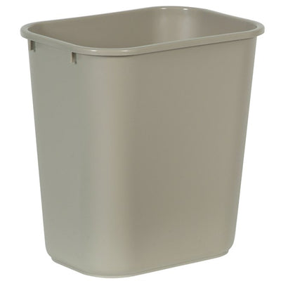 WASTE RECEPTACLE BEIGE 7 GAL