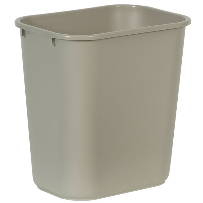 WASTE RECEPTACLE BEIGE 7 GAL