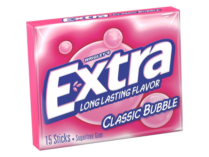 EXTRA CLASSIC BUBBLEGUM 10/15 PK