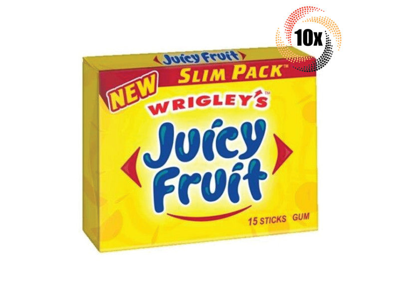 WRIGLEYS PLENTY/PAK JUICY FRUIT 10/15 PK
