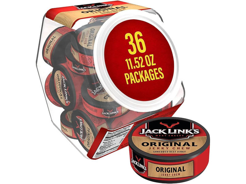 JACK LINKS ORIGINAL JERKY CHEW 12 CT