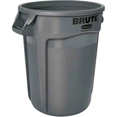 VENTED ROUND BRUTE CONTAINER 55 GAL GRAY