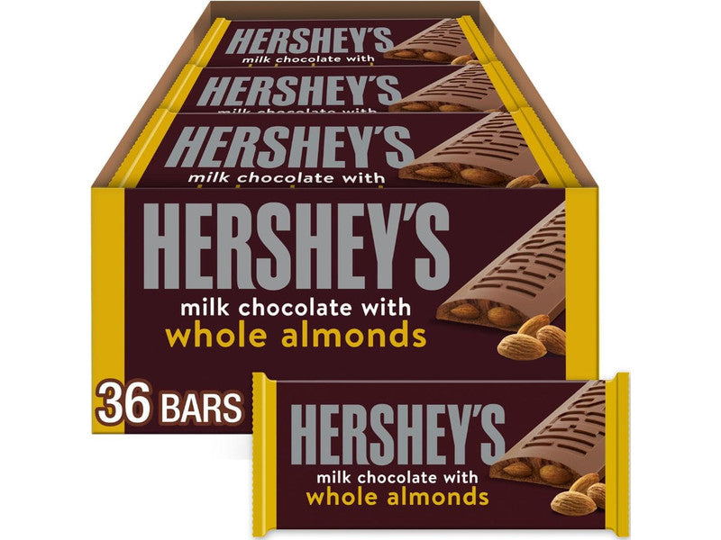 HERSHEY ALMOND 36/1.45 OZ