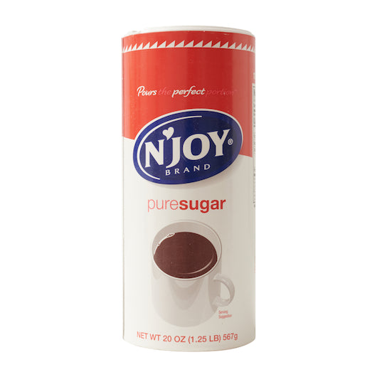 N'JOY SUGAR CANISTERS 24/20 OZ