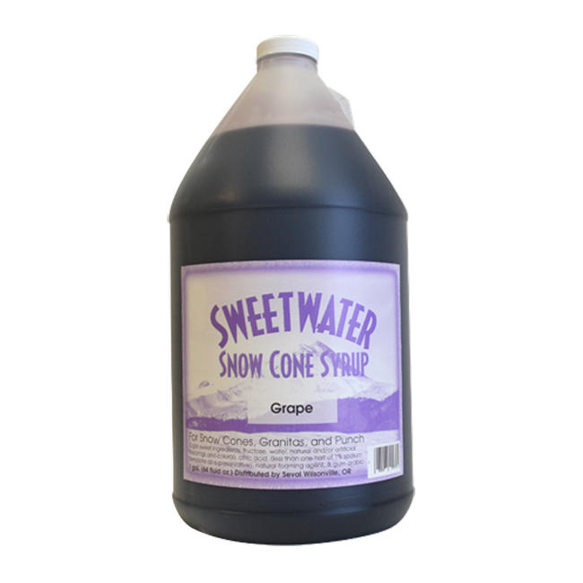 SNOW CONE SYRUP GRAPE 4/1 GAL