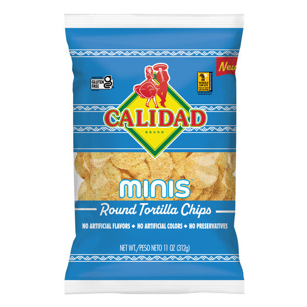 CALIDAD TORT CHIPS YELLOW BITE SIZE RND