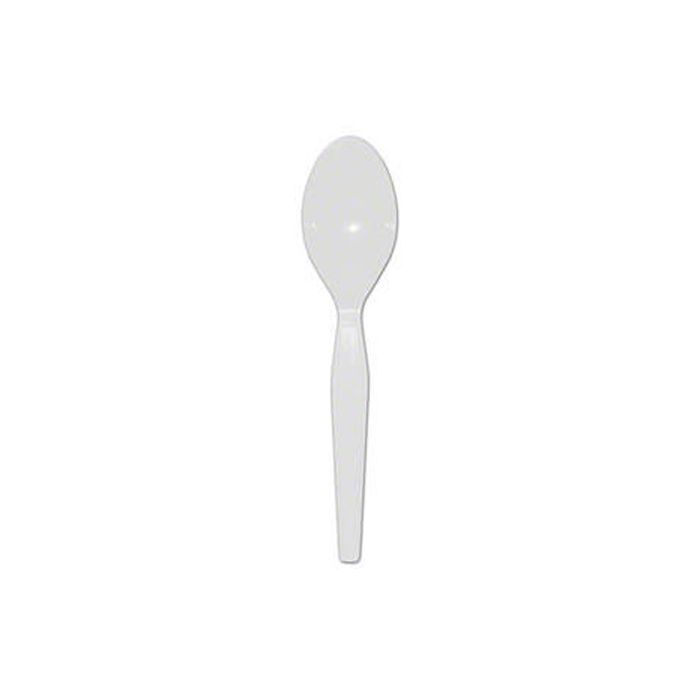 CUTLERY MID HEAVY WHITE PS SPOON 1000/CS