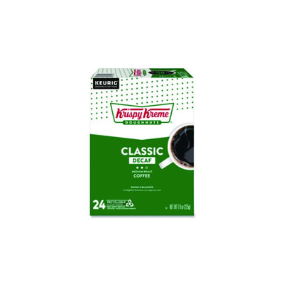 K-CUP KRISPY KREME DECAF MED RST 24/CT