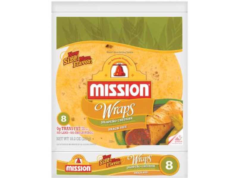 WRAP 10" JALAPENO CHEESE 6/CT