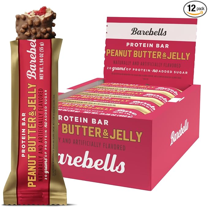 BAREBELLS PEANUT BUTTER & JELLY  12/CT