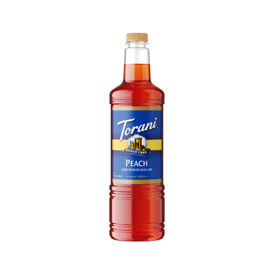 TORANI SF PEACH SYRUP 1/LTR