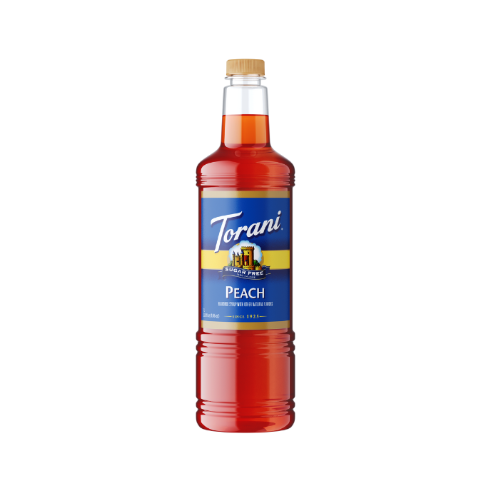 TORANI SF PEACH SYRUP 1/LTR