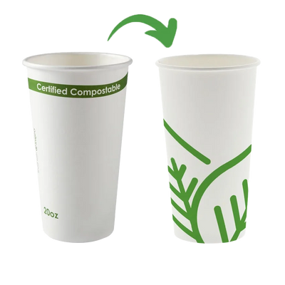 PRIMEWARE 20 OZ WHITE HOT CUP 1000/CS