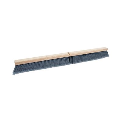 PUSH BROOM  36" GRAY FLAG BRISTLES
