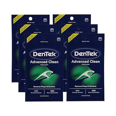 LIL DRUG DENTEK TRIPLE FLOSSERS  6/20 CT