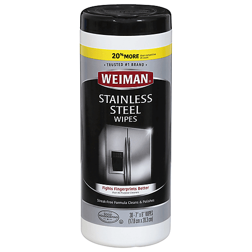 STAINLESS STEEL WIPES 1/30CT