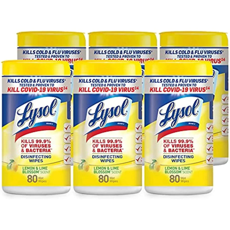 LYSOL DISINFECTING WIPES  80/CT
