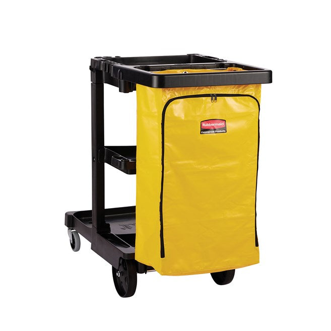 JANTIOR'S CART BLACK WITH YELLOW BAG