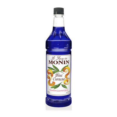MONIN BLUE CURACAO SYRUP 4/1 LTR