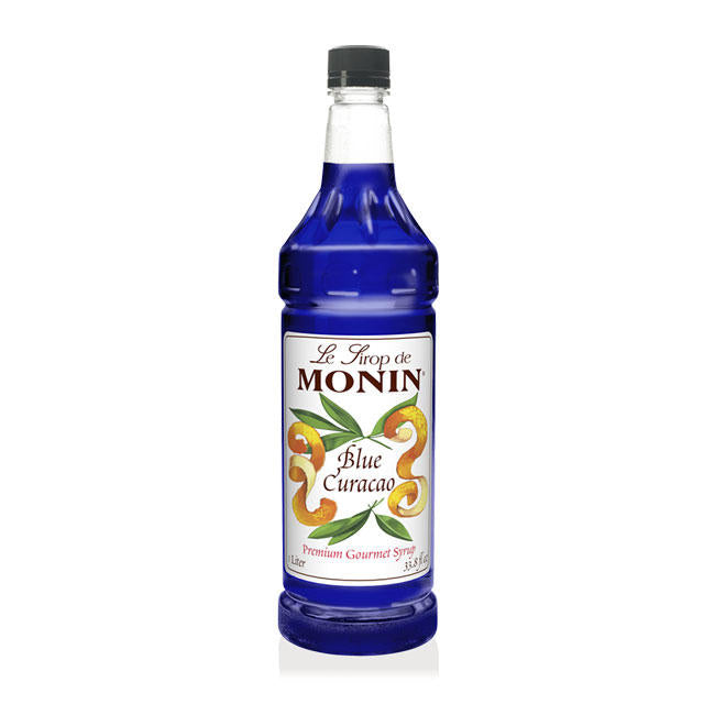MONIN BLUE CURACAO SYRUP 4/1 LTR