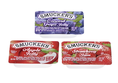 INDIVIDUAL SMUCKERS ASST JELLY 200/CS