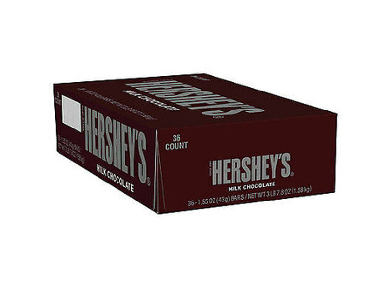 HERSHEY MILK CHOCOLATE   36/1.55 OZ