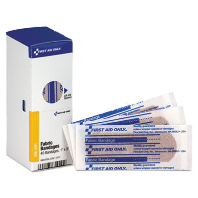 FABRIC BANDAGES REFILL  1X3 40/BX