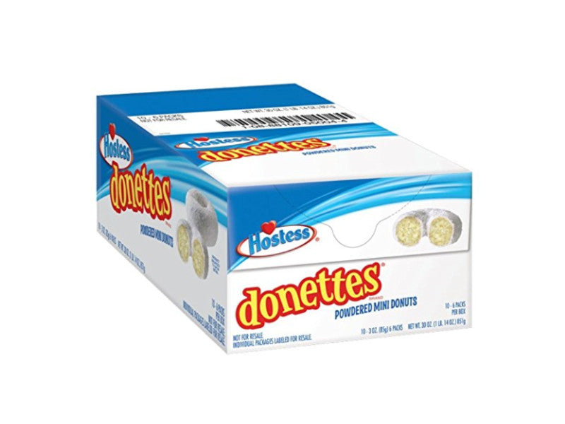 HOSTESS MINI DONUT POWD SUGAR 10 CT