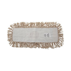 DUSTMOP WHITE COTTON 5X18