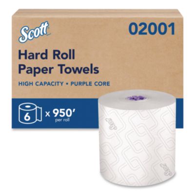 SCOTT ESSENTIAL HARD ROLL TOWEL 6/950'CS